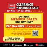 MPH Clearance Sale Nov – Dec 2022