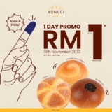 Komugi Selected Bakeries at RM1 on GE15 Day Promotion
