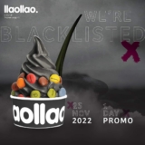 llaollao limited edition Black froyo 2022