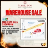 Magicboo Warehouse Sale Dec 2022 @ Seri Kembangan