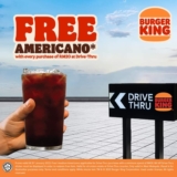 Free Iced Americano With Purchases at Burger King