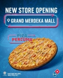 Domino’s Pizza Grand Opening at Grand Merdeka Mall Free Pizzas Giveaway