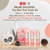 UNIQLO Free 1x set of The Olive Tree Travel Kit Giveaways