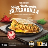Texas Chicken NEW Spicy Buttermilk Jr. Texadilla packs 2023