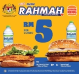 Burger King Malaysia In Support of RM5 Menu Rahmah Initiative with Affordable Combos 