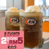 A&W Malaysia Offers 2 RB Floats at a Special Price Valentine’s Special 2023