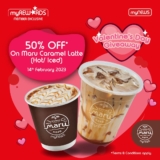 myNEWS Valentine’s Special 50% OFF on Maru Caramel Latte Promotions
