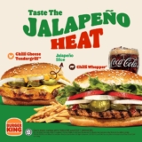 Burger King Introduces Delicious New Jalapeño Heat Burgers