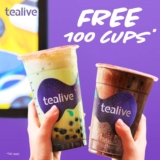 Tealive Eco Mall Petra Jaya Kuching Opening FREE Drinks Giveaway