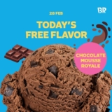 Baskin Robbins FREE Kids Scoop of Chocolate Mousse Royale