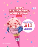 Baskin Robbins Offers 31% OFF Double Junior Scoops IWD 2023 Promotion