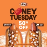 A&W Coney Tuesday Promo 2023
