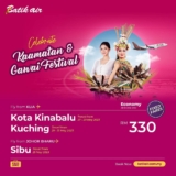 Batik Air Pesta Kaamatan and Hari Gawai Flights Tickets Promotion