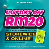 Watsons Free RM20 INSTANT REBATE for Members