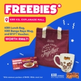 Kenny Rogers ROASTERS KSL Esplanade Mall Opening Free amazing goodies worth RM 67 Promotion