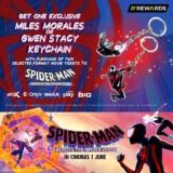 GSC Free exclusive Miles Morales or Gwen Stacy keychain