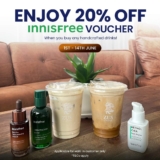 Zus Coffee Free INNISFREE 20% Voucher Giveaways