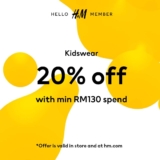 H&M Kidswear Extra 20% Off Promo on June 2023