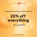 H&M Member Exclusive: Get 20% Off Your Entire Purchase