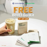 Free INNISFREE Best Trial Kit by Zus Coffee