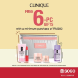 Clinique Free 6-piece gifts at SOGO KL