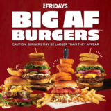 TGI Fridays Big AF Burgers 2023