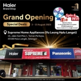 Haier Grand Opening Special Deals at Hulu Langat with spectacular deals!