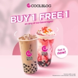 Coolblog Buy 1 Free 1 on all beverages Promotion until 6 August 2023
