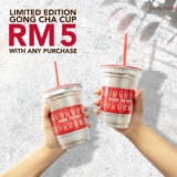 Limited Edition Gong cha’s Aluminum Cups for Only RM5!