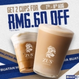 Zus Coffee Tarik Series Offer: Get RM6.60 OFF When You Buy 2 Cups! Don’t Miss Out!