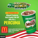 Celebrate Malaysia Day 2023 with a Free Milo Ais at McDonald’s!