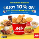 Flash Your MYDIN Meriah Card and Save Big at Marrybrown on September 2023