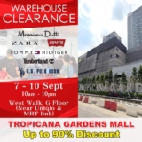 Shopper Hubs Warehouse Clearance Tropicana Gardens Mall SEP 2023 – Your Ultimate Fashion Deal!