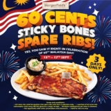 Morganfield’s Signature Sticky Bones Spare Ribs for Only 60 Cents in Celebrating Malaysia Day 2023