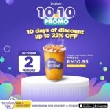 Tealive 10.10 Caramel Macchiato for only RM10.95 Promo