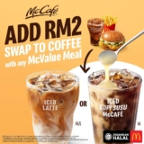 McDonald’s McCafe : Enjoy an RM2 Upgrade to Iced Latte or Iced Kopi Susu!