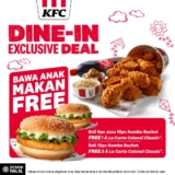 KFC Offers FREE Burger Colonel Classic for Kids with Dine-in Exclusive Deal!
