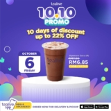Tealive 10.10 Promo Signature Coco for only RM6.85