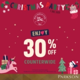 Parkson Elite Pavilion KL Christmas Sale 2023 up to 30% Off Storewide Promo