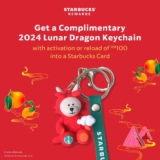 Starbucks Launches 2024 Lunar Dragon Card – Get Yours Now With a Complimentary Keychain Promotion