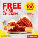 Richeese Factory Kuala Selangor’s Grand Opening: Free Fire Chicken and 50% Off Combo Deals on 9 January 2024!