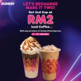 Dunkin’ Revives January with an Exciting Deal – Second Cup at RM2 Only for Iced Dunkin Coffee 16oz Promotions