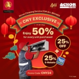 Acson Aircon Cleaning at 50% Off: Experience Unbeatable Service on January 2024