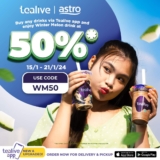Tealive’s Stunning 50% Off Promo Code Deal – Save Big On Winter Melon Cooler  on January 2024