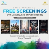 Experience Grand Opening of mmCineplexes with Free Movie Screening – 24th January 2024