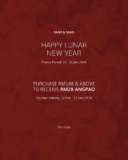 Celebrate Lunar New Year 2024 with SANS-SANS and Enjoy RM28 Voucher