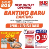 KK Super Mart Grand Opening of New Outlet in Banting Baru with Unbeatable Promotions