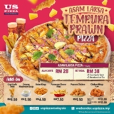 US Pizza Unveils Bold and Tangy Asam Laksa Tempura Prawn Pizza 2024
