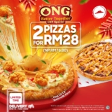 Pizza Hut Rings in Chinese New Year 2024 with Special Offer: 2 Regular Pizzas for RM28!