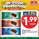 Satisfy Your Sweet Tooth at KK Super Mart Sarawak Outlet with Exclusive King’s Grand Ice Cream Promotion Feb – Mar 2024